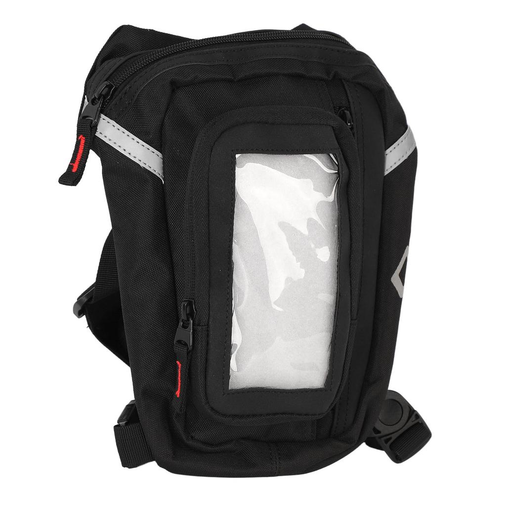 Велосипедная сумка для ног, водонепроницаемая, большой емкости, съемный карман для телефона с сенсорным экраном, поясная сумка для езды