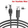 PD 100W Type-C to 5521 Charging Cord Barrel Jack Adapter Cable Extension Line for Starlink Mini