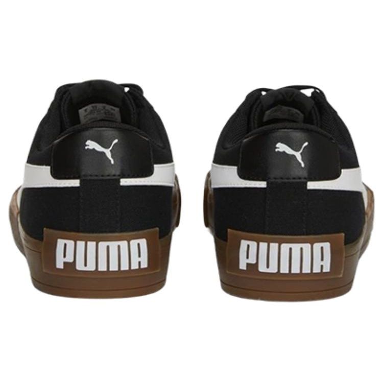 Puma Bari Повседневная Ткань Удобные Прочные Дышащие Низкие Кроссовки Унисекс Кроссовки Черный Белый 389383-02