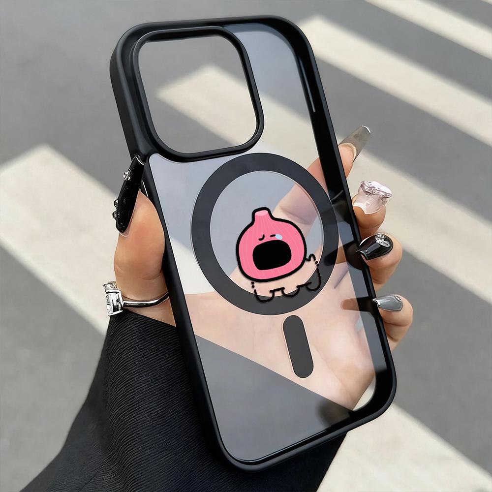 Магнитный чехол для телефона для iPhone 11 12 17 14 15 Pro Max 15 14 16 Pro13 14 15 16 Противоударный чехол Магнитное кольцо Mag-Safe Задняя крышка