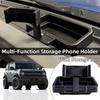 Multi-Function Phone Holder with Storage Box Car Central Control Storage Box Mobile Phone Bracket Fit for Ford Bronco