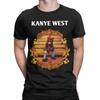 Футболки Kanye West для мужчин, хлопковые потрясающие футболки, футболки с круглым вырезом, топы с коротким рукавом для вечеринок
