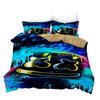 New 3PCS Single-sided Printed Series DJ Digital Printing Duvet Cover Bedding Set Comfortable Breathable Sheet Comforter Bed Set