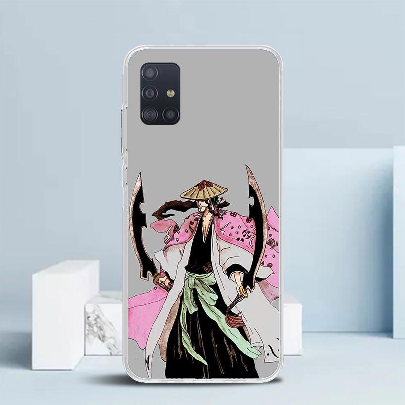 Bleach Кёраку Сюнсуй Мягкий Чехол для Samsung Galaxy A12 A22 A32 A52 A72 A02S Чехол для Телефона Note 20 Ultra 10 S10 Plus A51 A71 A50S