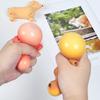 Yousheng Мини-Такса Игрушка-Сжималка Снятие Стресса Симулированная Собака Фиджет Сенсорная Игрушка Мягкая Эластичная Форма Животного Домашний Офисный Настольная Игрушка