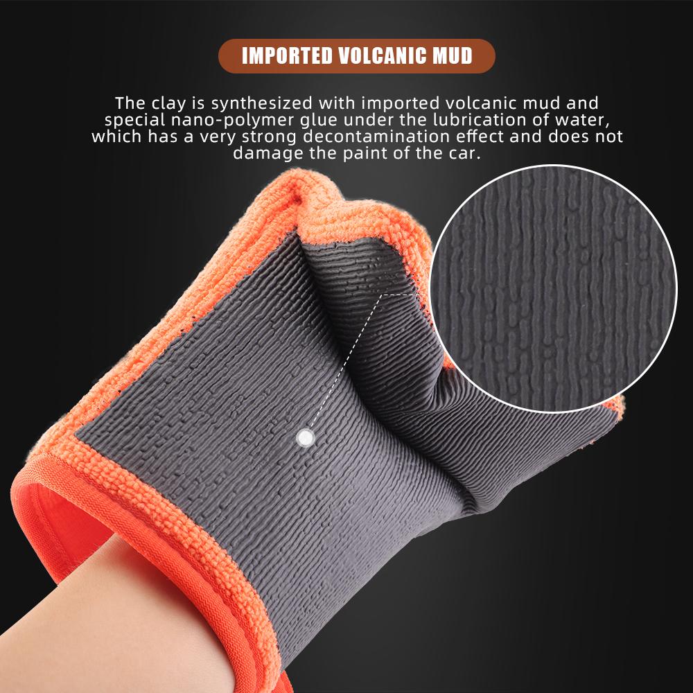 1PC SPTA Clay Bar Mitt Glove Detailing Cleaning Towel Cloth Car Wash Quickly Removes Debris from Your Paint Glass