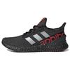 Adidas Neo Kaptir 2.0 Comfortable Fashionable Fabric Non-Slip Wear-Resistant Lightweight Low-Top Running Shoes Men Sneakers Black Red HR0344