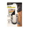 NITE IZE Hitch & Coil Cord Black Smartphone Strap - Stretchy, Anti-Drop, Anti-Loss, Anti-Theft Hand Strap with Carabiner Lock