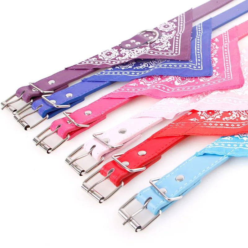 Cute Dog Cat Bandana Scarf Collar Pet Puppy Leads Adjustable Tie Scarf Neckerchief Bandana Dog Collar for Small Dogs Pet Product
