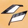 For Toyota Corolla Cross Rear Bumper Reflector Fog Light Cover Trim Chrome Black