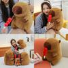 Adorable Yellow Capybara Plush Toy Soft And Cuddly Stuffed Animal Pillow Gift