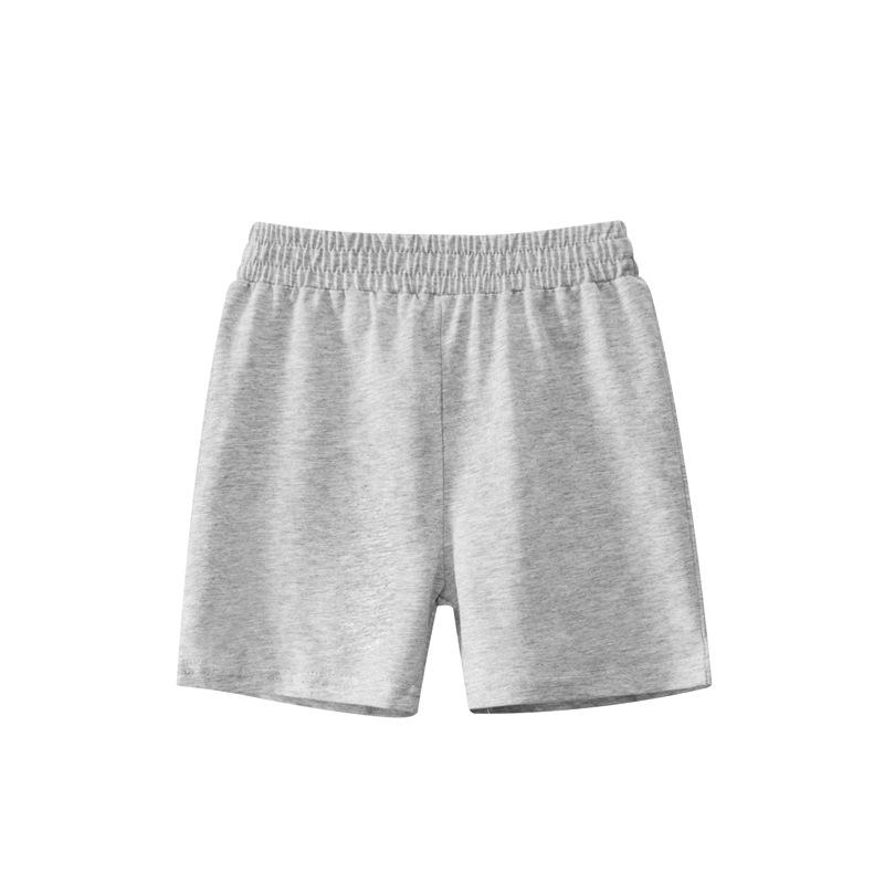 Children's Pull On Solid Color Shorts For Boys
