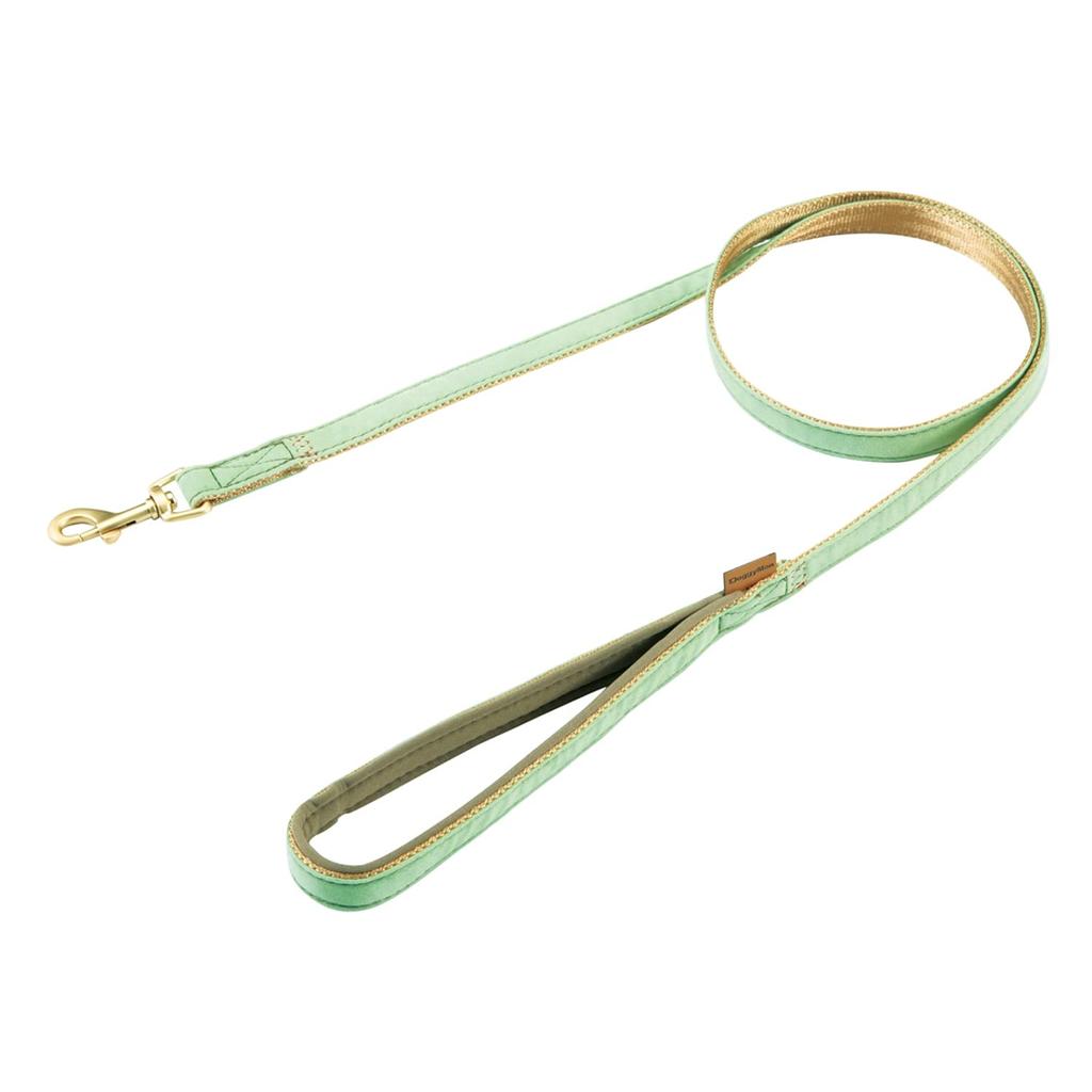 Doggyman Tailor Dog Leash S Suede Style Light Green Doggy's