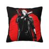 Данте Devil May Cry Квадратная Наволочка Чехол на Подушку Полиэстер Подушка Молния Декоративный Уют Декоративная Подушка для Дома Машины