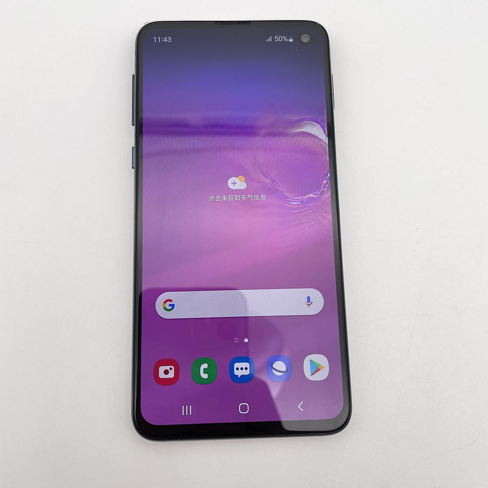 Восстановленный Samsung Galaxy S10E G970F G970U Оригинал Разблокированный Восьмиядерный 6 ГБ ОЗУ 128 ГБ ПЗУ 16 МП 5,8'' 3100 мАч Смартфон с одной/двумя SIM-картами