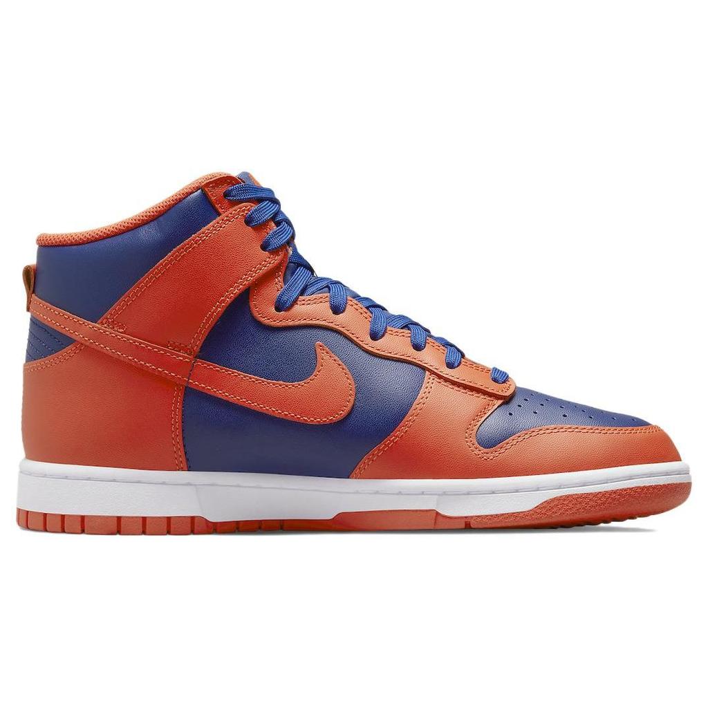 Nike Dunk High Knicks Мужские кроссовки Оранжевые Deep-Royal-Blue White DD1399-800