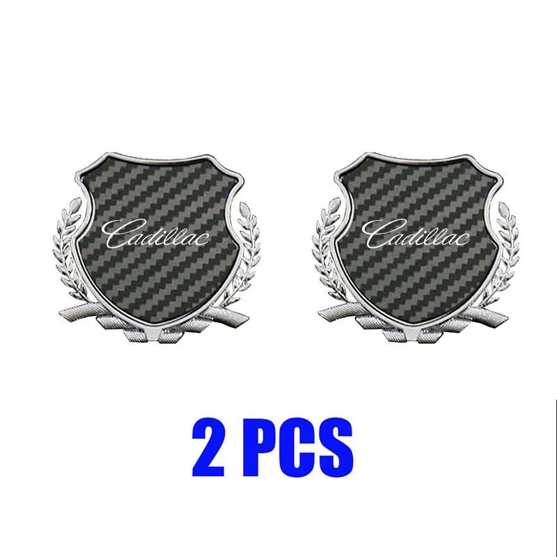 Custom Zinc Alloy Car Fender Emblem Side Window Badge for Cadillac ATS CT4 CT5 CTS ESCALADE STS XLR XT4 XT5 XT6 XTS Rear Sticker