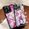 Аниме Кавайная Девушка Ins Стиль Покрытие Чехол для Телефона Для Iphone 16 17 Pro Max Air 16E 14 15 Plus 12 13 Mini Противоударный Подушка Безопасности Чехол