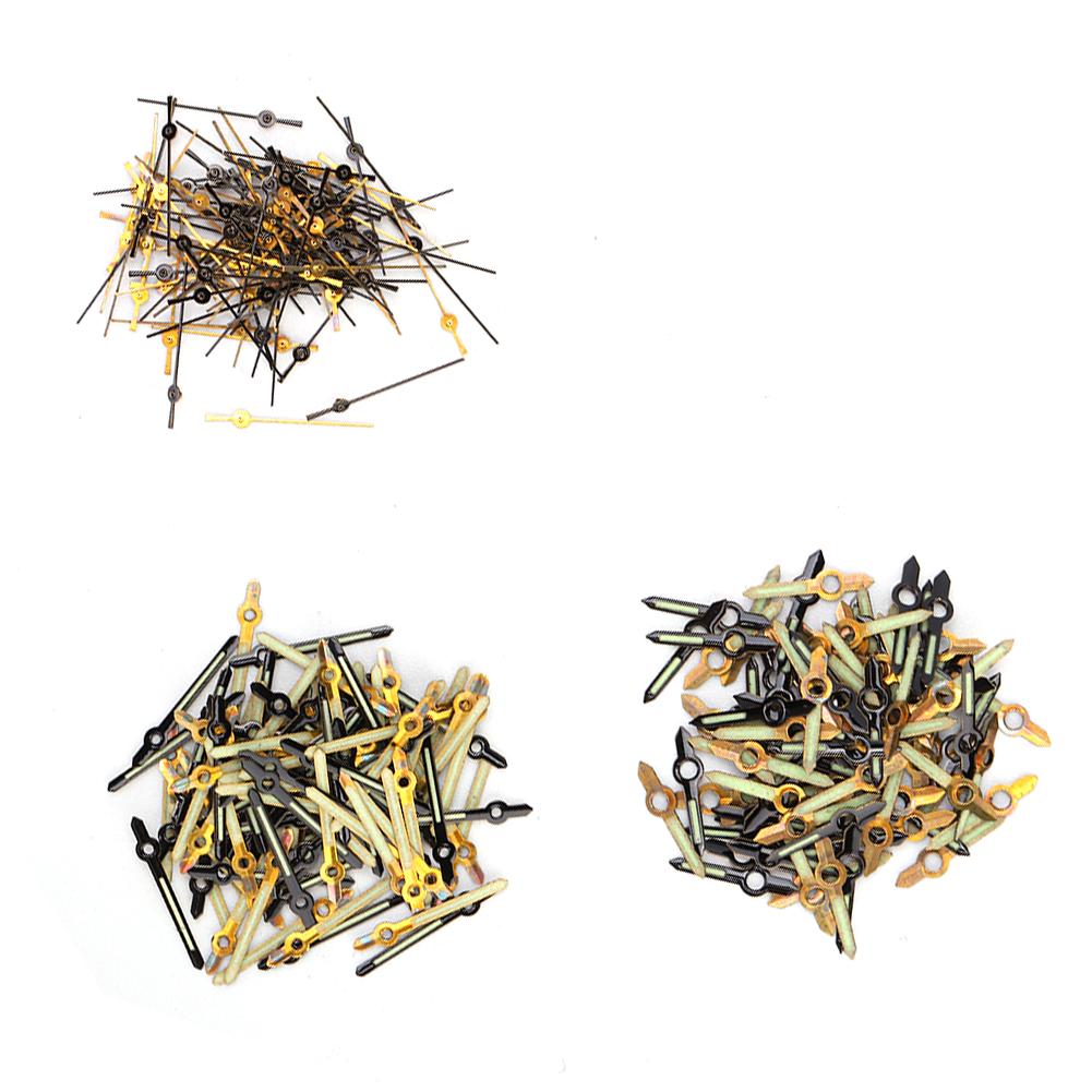 100 шт./комплект часов секундная минутная стрелка для механизма 2035 с ночной подсветкой