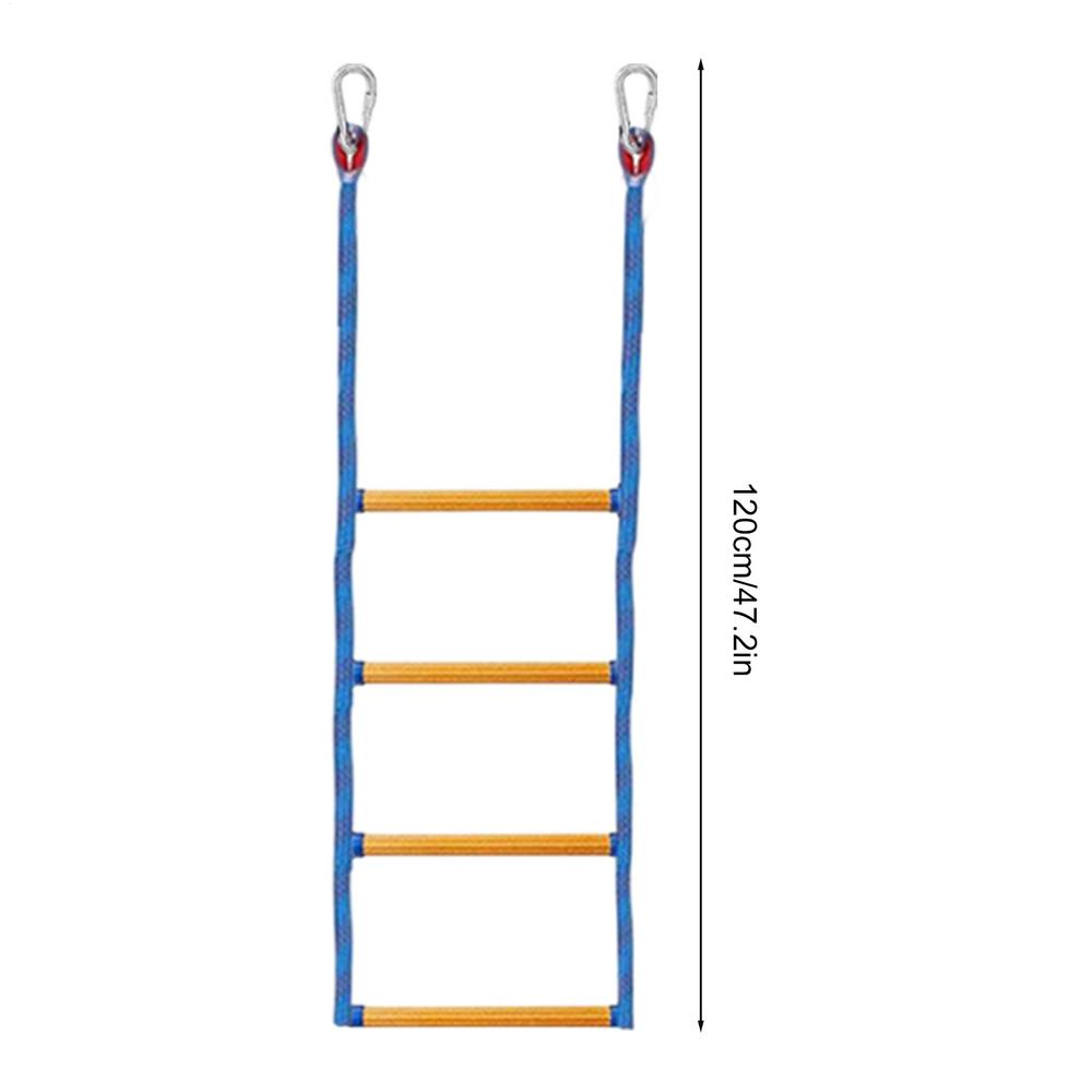4-ступенчатая веревочная лестница для лодки, складная вспомогательная, морская веревочная посадочная лестница, лестница для плавания для надувной лодки, каяка, моторной лодки, каноэ
