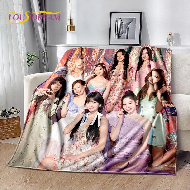 3D Плед TWICE KPOP Корейская женская группа Момо Сана Мягкий плед Фланелевый плед для гостиной спальни кровати дивана пикника ребенка