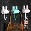 3pcs Creative Cartoon Hook Cute Non-punch Non-trace Sticky Hook Door Hanging Key Hook