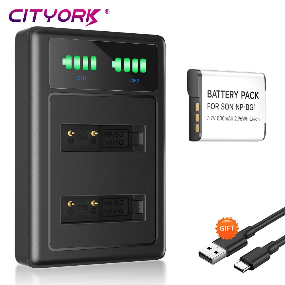 NP-BG1 Battery LED Dual USB Charger For SONY DSC-H3 DSC-H7 DSC-H9 DSC-H10 DSC-H20 DSC-H50 DSC-H55 DSC-H70DSC-W300 W210 WX10  HX5C W220 WX1 W170 H50