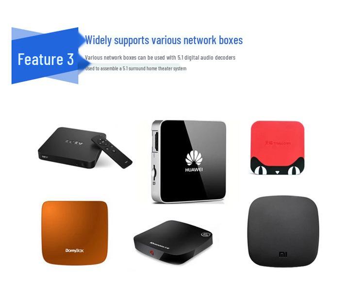 Звуковая карта-декодер 5.1 без потерь Dolby DTS AC3 с HDMI, оптическим, коаксиальным входом и Bluetooth 5.0