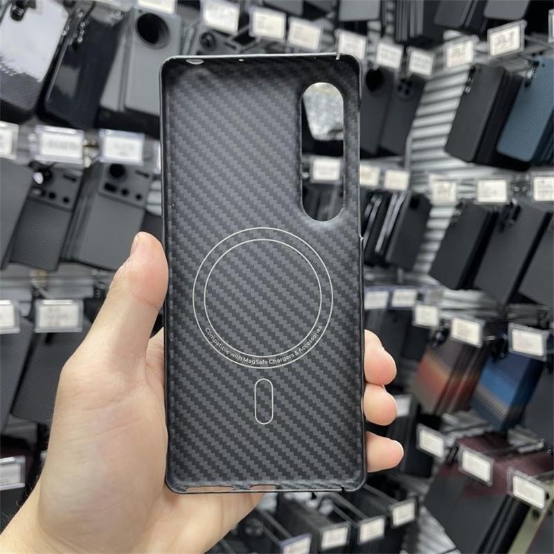 For Sony Xperia 1 VII Case Aramid Carbon Fiber For MagSafe Magnetic Case Thin Carbon Cover Shell
