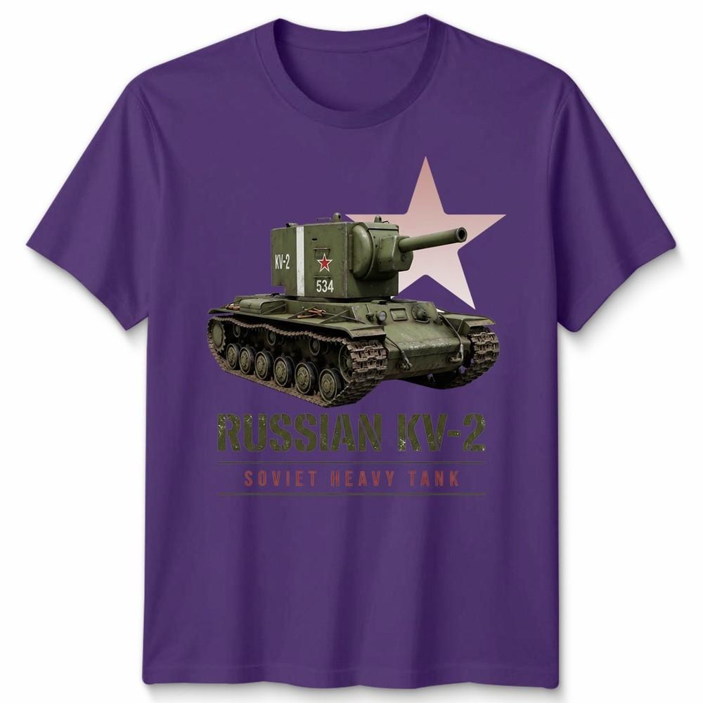 Russian Kv 2 Tank Unisex T Shirt Ww2 Armour Eastern Front Unisexs Unisexs Tee