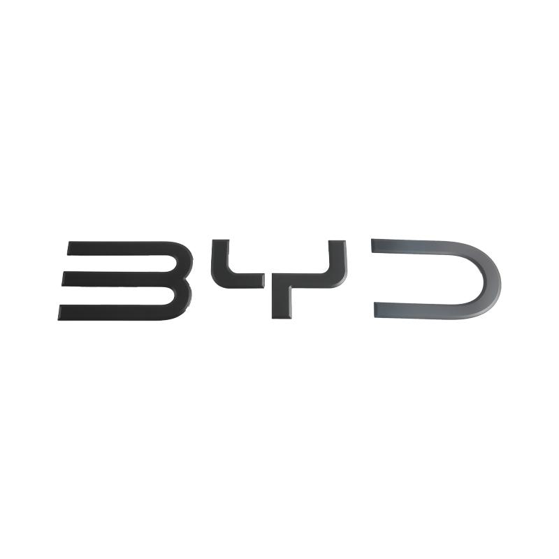 Черненая Буквенная Логотипная Наклейка на Кузов Автомобиля Для BYD Shark 6 3D Покрытие Наклейка Передняя Задняя Декоративная Наклейка на Автомобиль Для BYD Shark 6 Аксессуары
