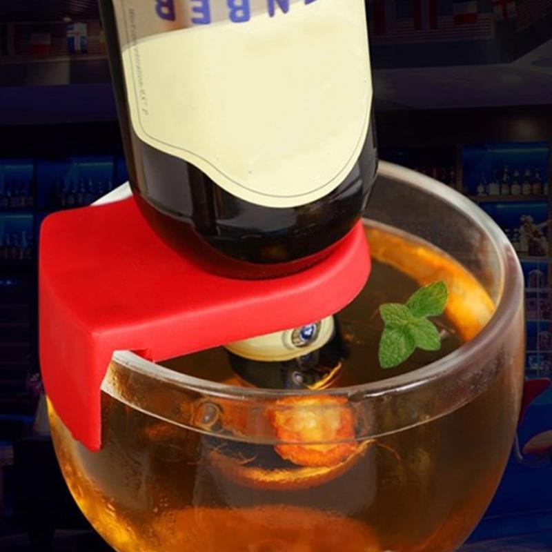 2Pcs Bottle Buckle Holders Plastic Drink Clips Cocktail Snaps For Beer Glasses Bottle Buckle Holders Beer Cocktail Snap