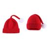 2023 NEW Christmas Crochet Knitted Hat Adult Kids Cute Santa Hat New Year Party Christmas Holiday Gift for Baby Boy Girl