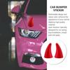 1 Pair 3D Devil Horn Car Roof Decoration Stereo Bumper Hood Stickers Car Helmet Sticker Decal for Halloween Ornament Bull H V2K7