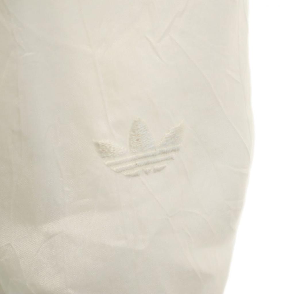 Adidas 80-е логотип Трилистник винтажная куртка на молнии белая мужская б/у