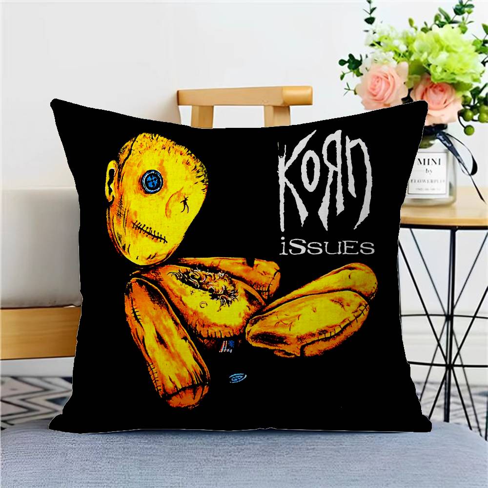 Рок-группа Korn Без названия Делюкс Стежок Наволочка Lucky Dragon Наволочка для диванной подушки Украшение дома и комнаты Детский подарок