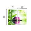 Szklana płyta ochronna na kuchenkę 2x30x52 Orchidea