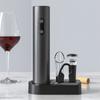 Electric Wine Bottle Opener Wine Pourer Automatic Red Wine Beer Cap Opener Vacuum Bottle Stopper Storage Base Bar Kitchen Tools