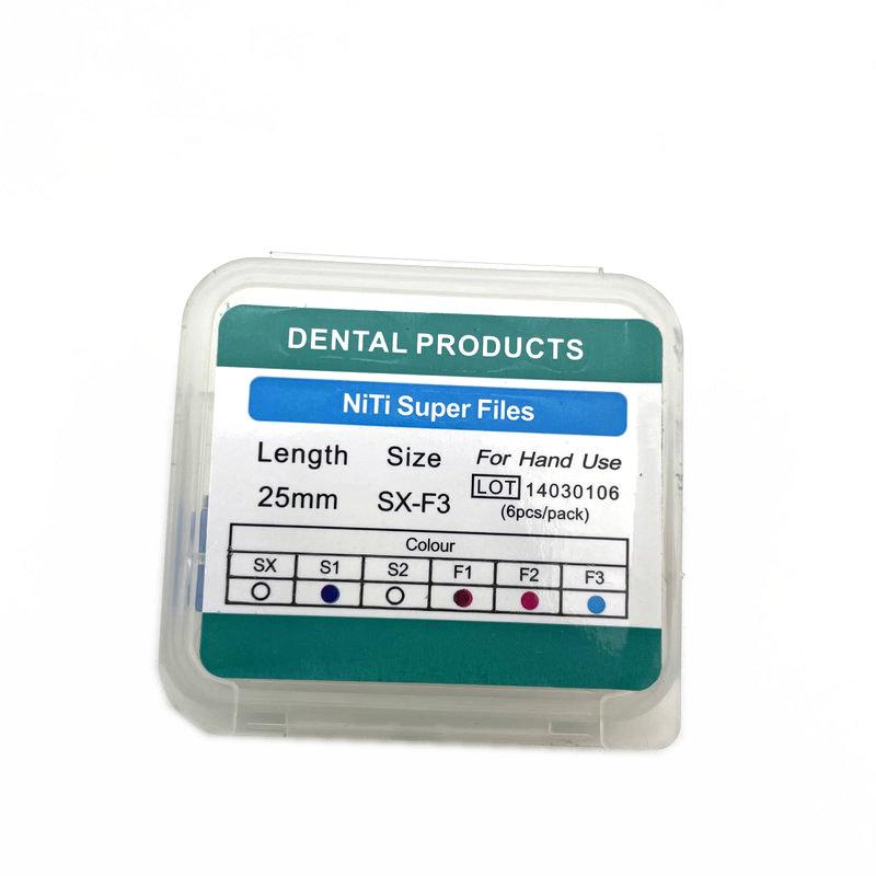 6 шт./кор., стоматологическая эндодонтия, NiTi, суперроторный файл для ручного использования, SX-F3, файл для корневых каналов зубов