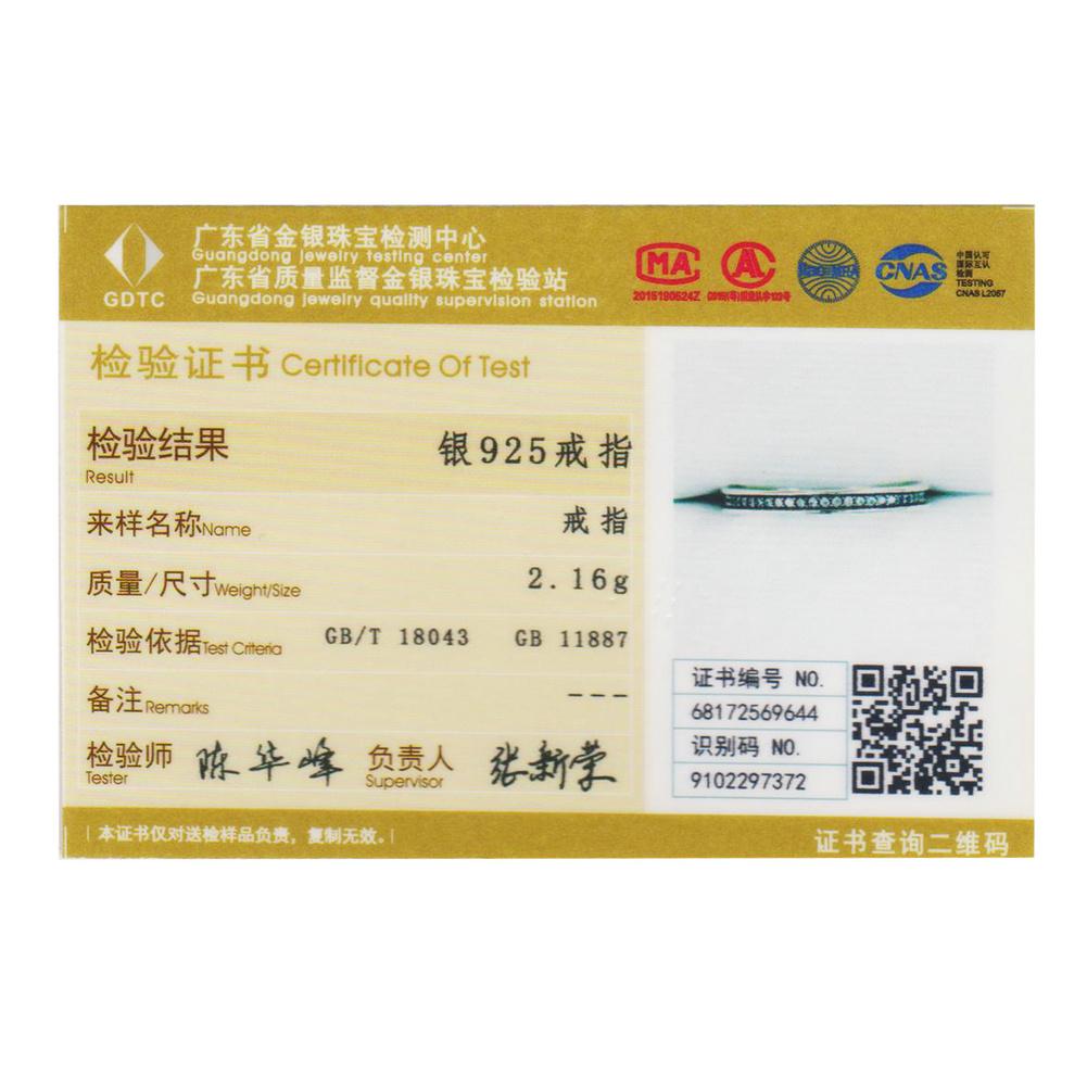 Bamoer TOP SALE Authentic 925 Sterling Silver 4 Colors Dazzling CZ Stackable Rings for Women