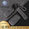 Для VOLKSWAGEN VW Чехол из цинкового сплава и кожи для автомобильного ключа Для VW Volkswagen Magotan iguan MK2 Passat B8 CC Passat B8 Защита для пульта