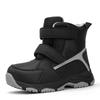 SOARHOPE Snow Boys and Junior Winter Cold Weather Boots for Snow Winter Boa Black Kids' Boots, Girls, Snowshoes, Children's Boots, Play, Skiing,