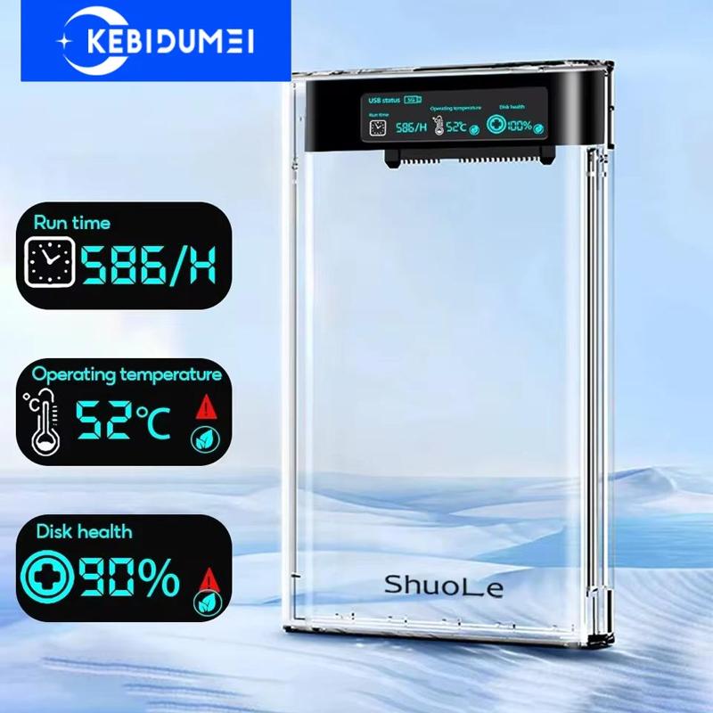 Внешний USB HDD-корпус 5 Гбит/с 2,5-дюймовый прозрачный жесткий диск корпус SATA на USB 3.1 жесткий диск корпус HDD SSD чехол для хранения ноутбука ПК