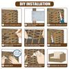 Wicker Repair Supplies Synthetic Embossing Rattan Fix Kit High-strength UV Resistant Waterproof Rattan Fix Wicker