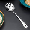 304 Stainless Steel Thicken Kitchen Public Spoon BBQ Spatula Long Handle Serving Soup Spoon Colander Salad Fork Cooking Utensils