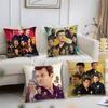 The R-Rookie L A Pillow Case Short Plush Print Cushion Cover Square Throw Pillow Covers Sofa Home Decor