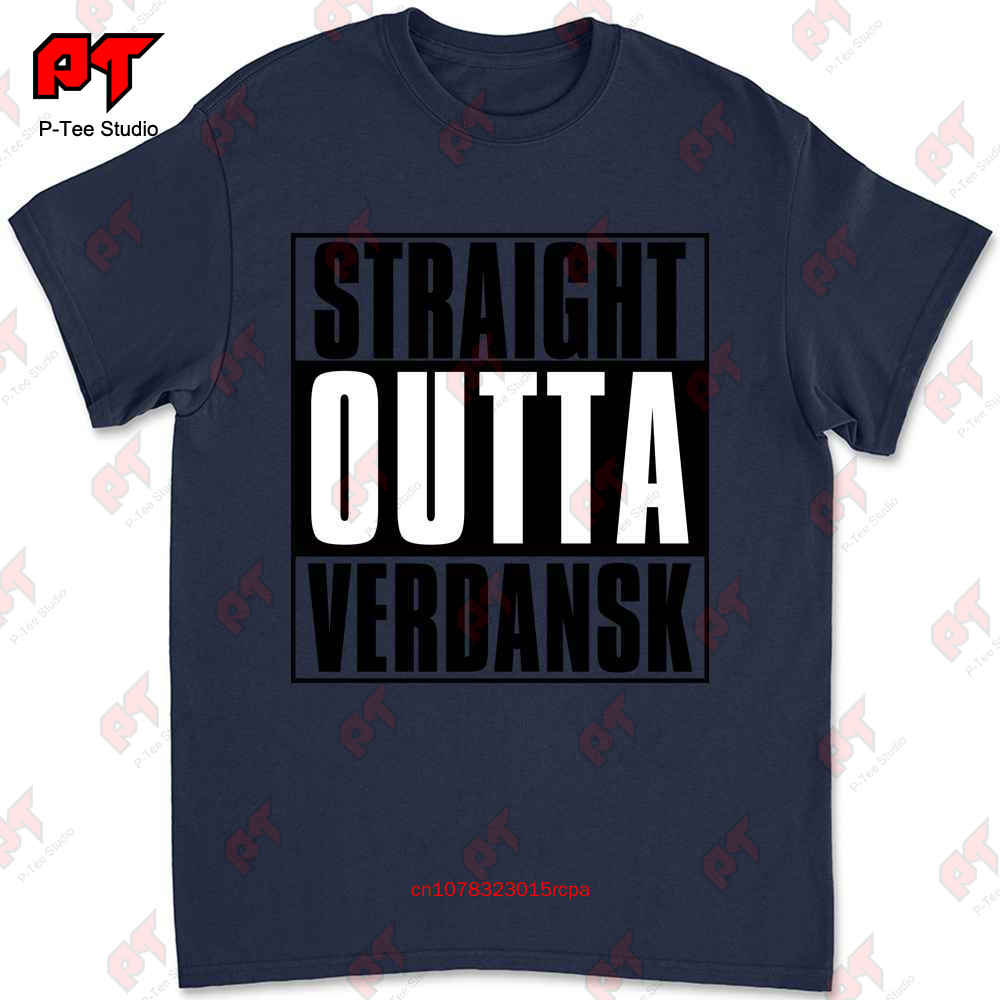 Gaming Duty Call Zone Of War Straight Outta Verdansk Tshirt S457