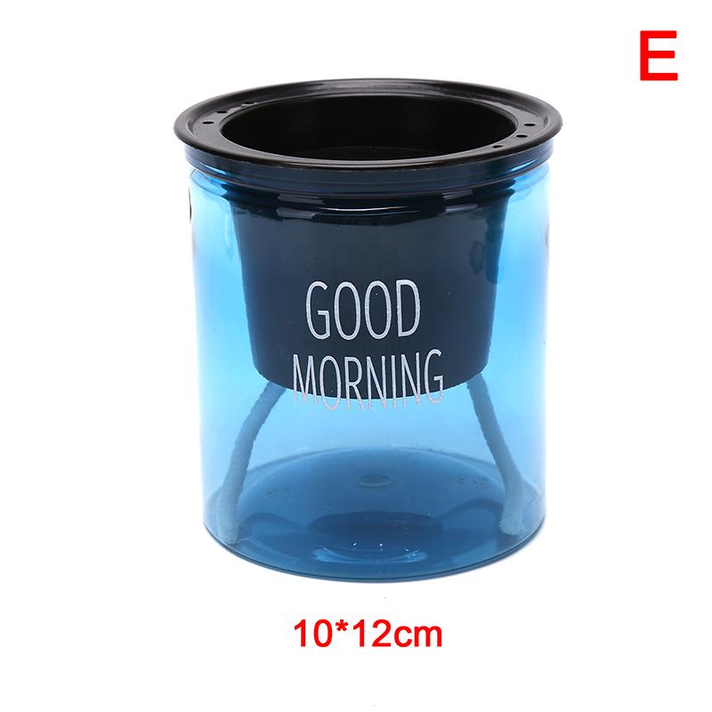 Transparent Flower Pot Self-Watering Plant Flower Pot Home Garden Decoration