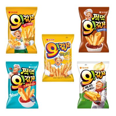 Orion Ой! Вкус картофельного гратена (50 г / 95 г), Луковый вкус (95г), Вкус соуса барбекю для макания (136g), Вкус соуса сладкий чили для обмакивания (136g)  (16 вариантов)