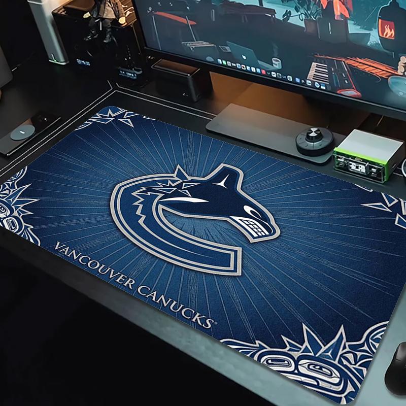 VANCOUVER CANUCKS Color Mouse Pad Large Gaming Table Cushion Non-slip Laptop Tablet Big Mousepad XXL Mat Mini PC Playmat With Lock edge